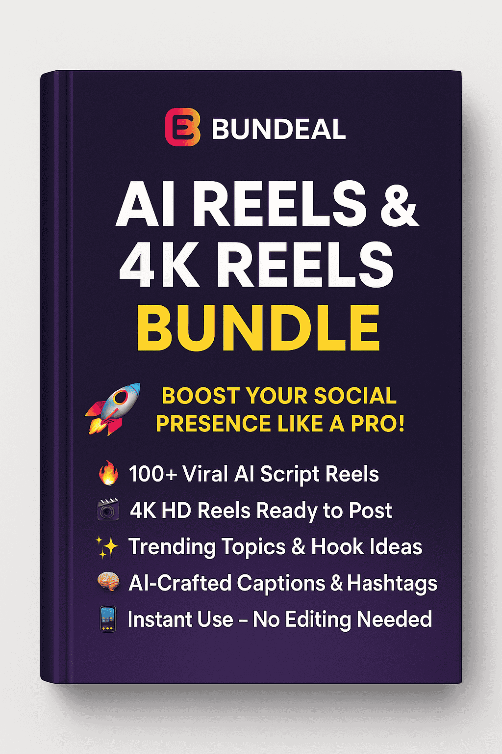 AI Reels & 4K Reels Bundle – Boost Your Social Presence Like Never Before!